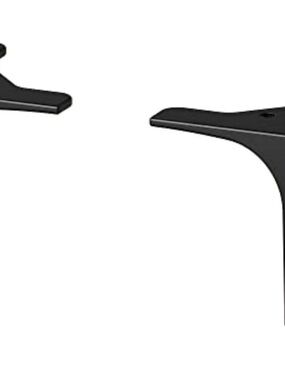 IKEA Black NANNARP Aluminum Leg - Box of 2 Works with BESTÅ Storage Systems